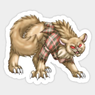 WereCat: Cream Sticker